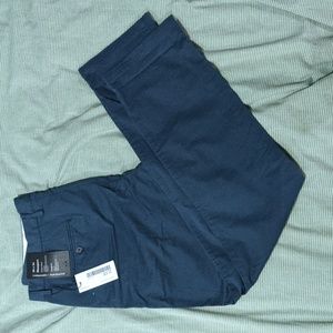 Blue Straight Fit Newport Chinos, Frank & Oak, 36 x 34 NWT